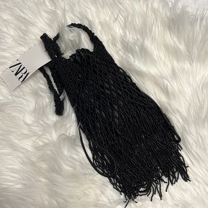 New Zara beaded shoulder bag